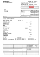 Bild Bezügemitteilung